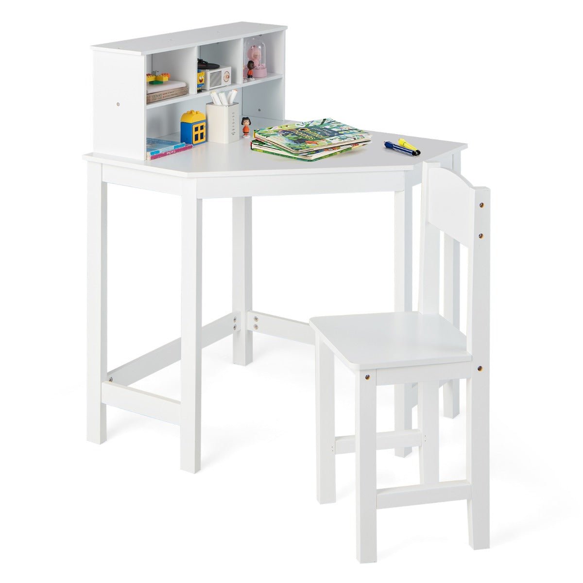 Kids Corner Desk & Chair Set: Inspire Learning and Creativity for Ages 3+