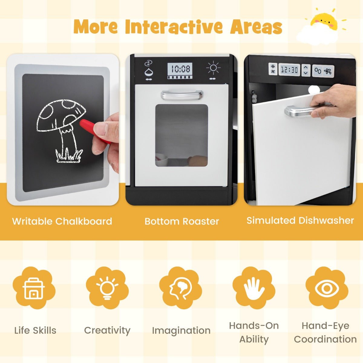 Interactive Coffee Kitchen Set for Kids