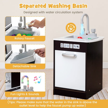 Elegant Coffee Colour Play Kitchen