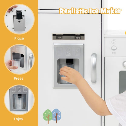 Sleek Play Kitchen with Washing Area