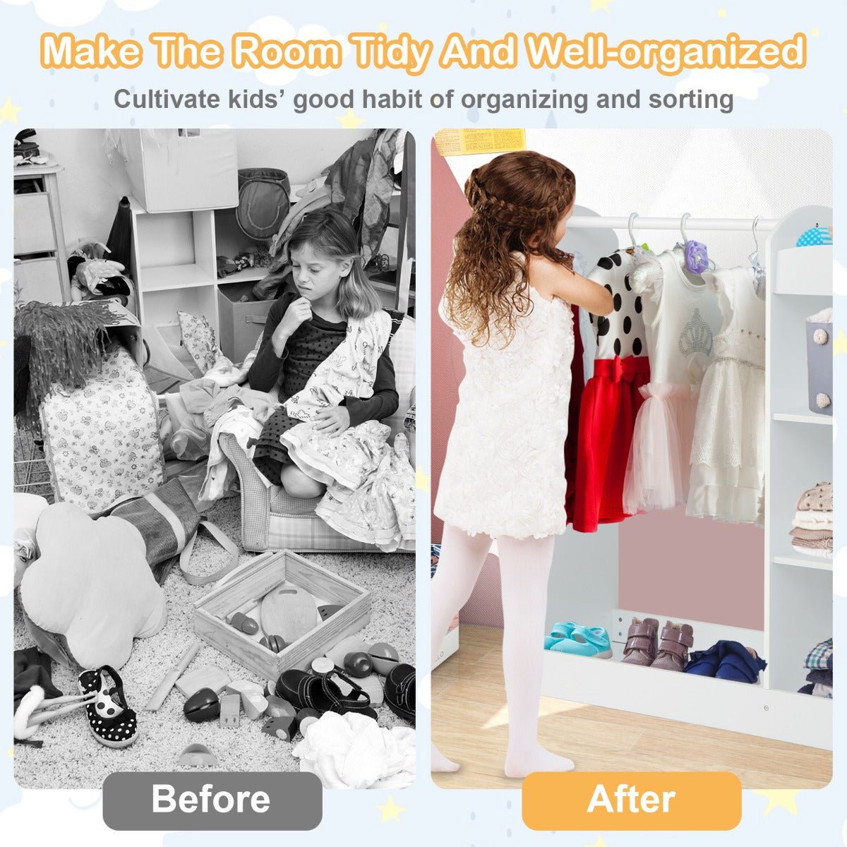 Rediscover Convenience with the White Dress Up Storage Cupboard - Shop Today!
