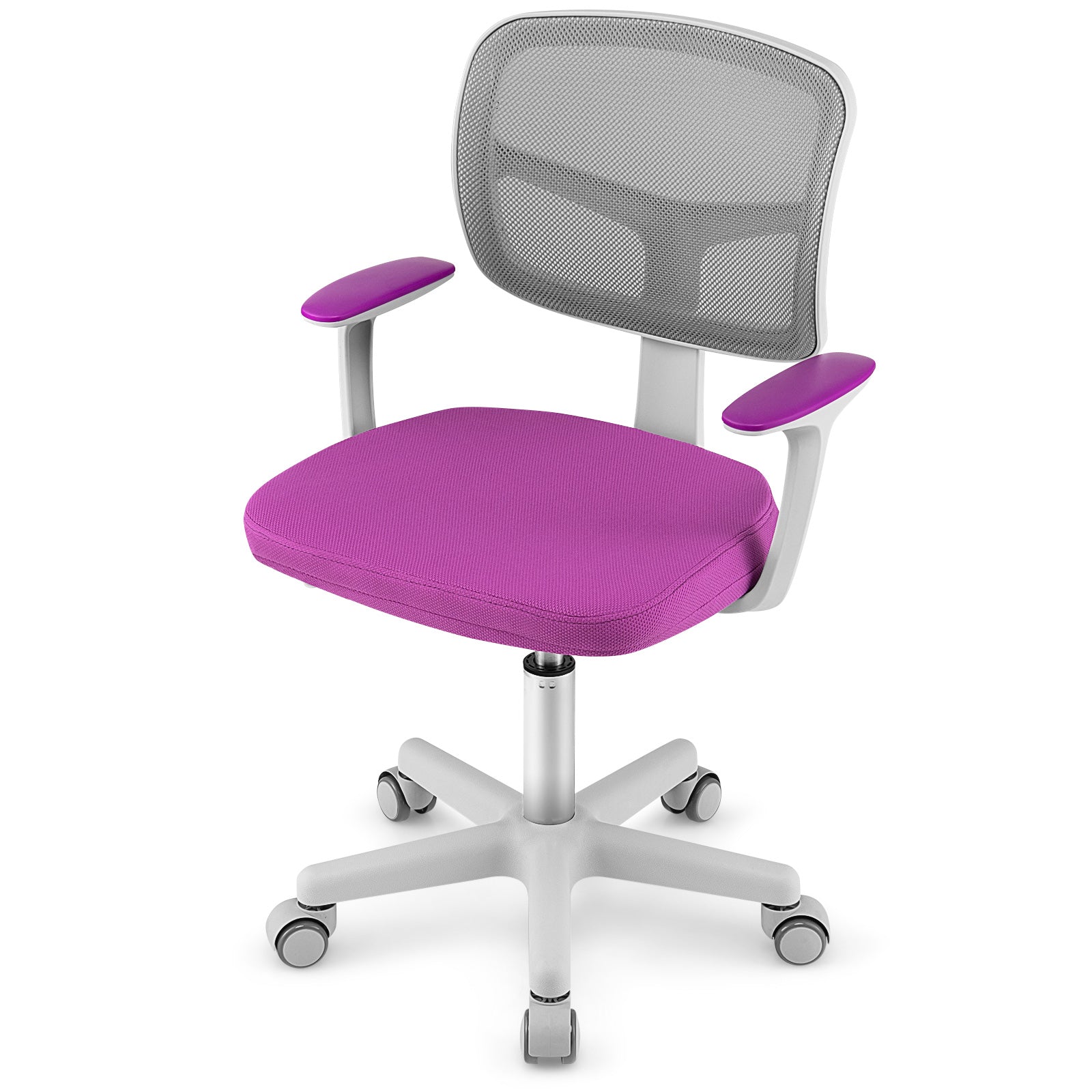 Kids Ergonomic Swivel Chair - Adjustable Height and 360° Rolling