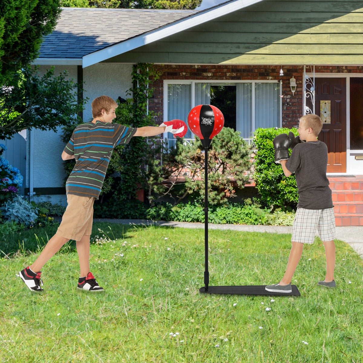 Punch and Play with Kids Inflatable Boxing