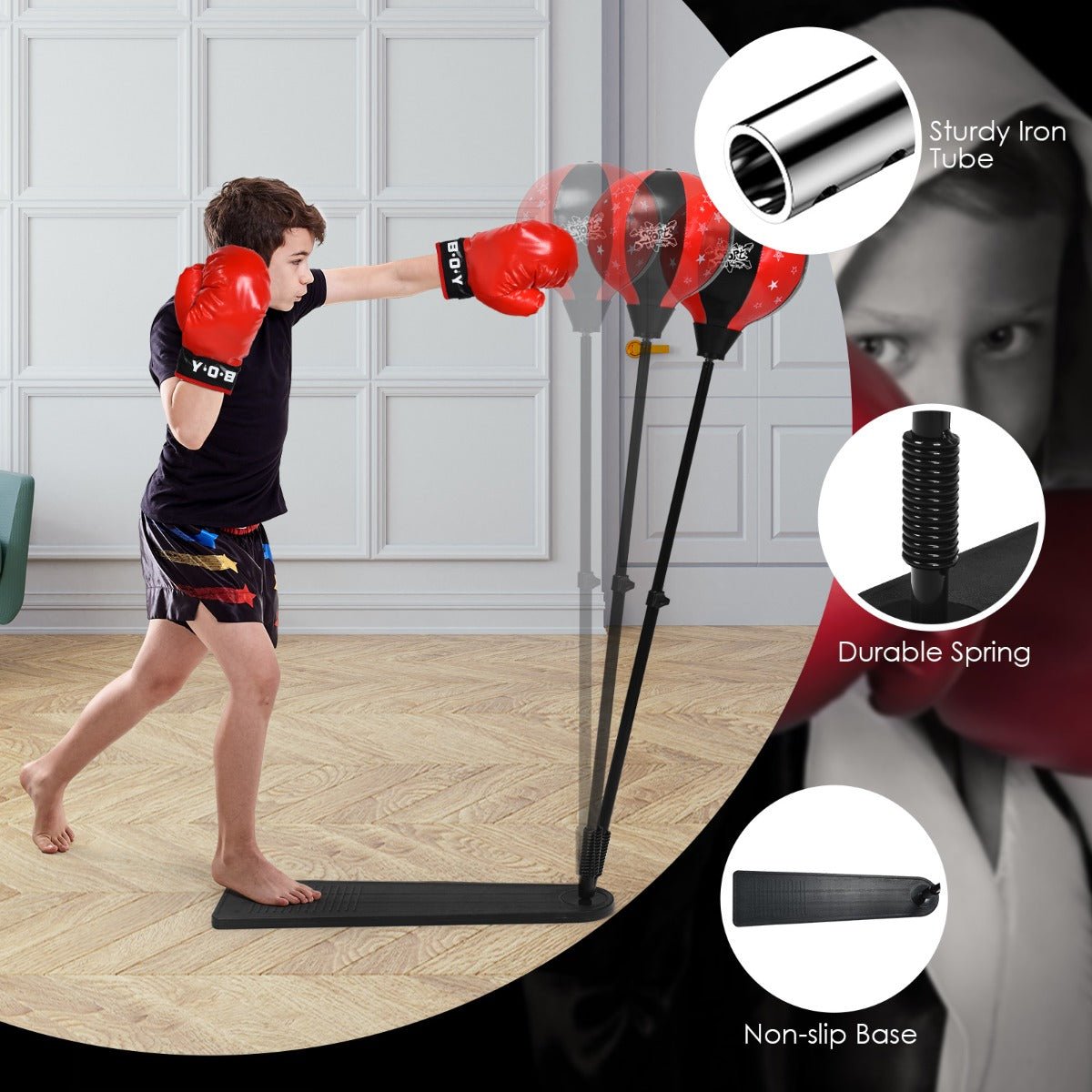 Childs punch ball and gloves online