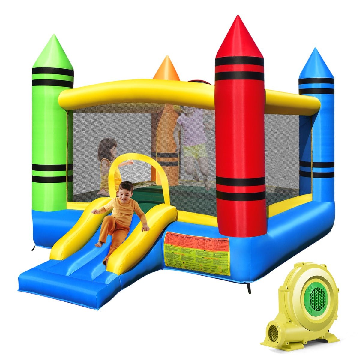 Kids Jumping Castle Bouncer - Bounce, Slide, and Play in the Outdoors