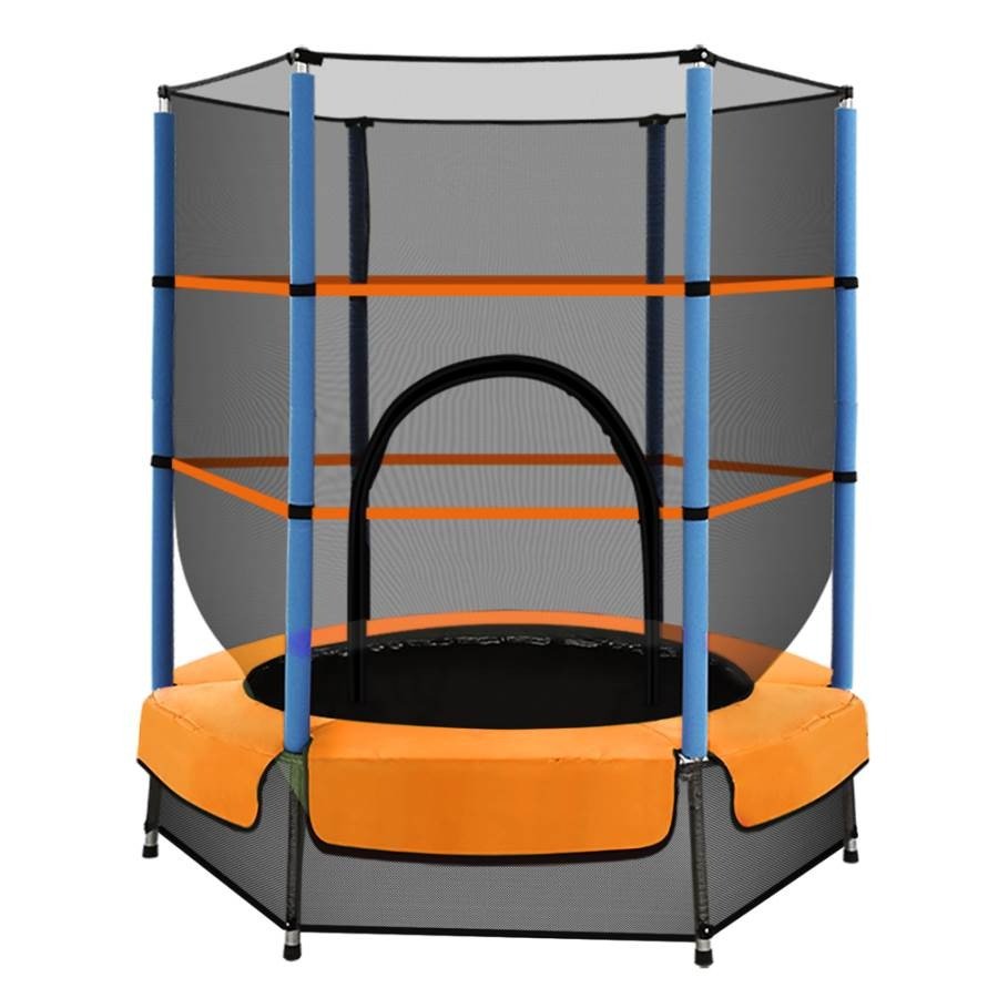 Kids 4.5FT Mini Trampoline for outdoor play equipment, perfect for home use.