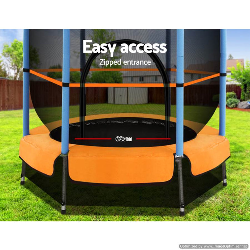 Toy for Kids Mini Trampoline with Zip Enclosure Australia Shipping