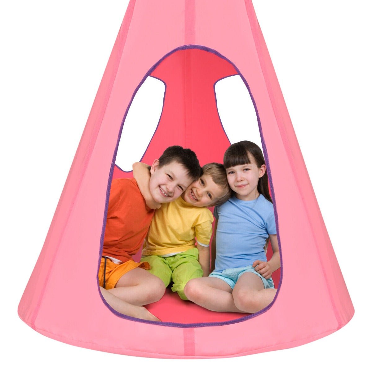 Pink Paradise: Kids Nest Swing Tent Pink 80cm, Swing and Dream