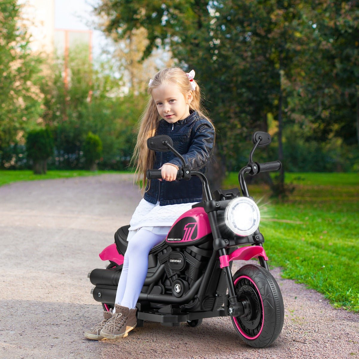 Princess of the Road: Pink Electric Motorbike