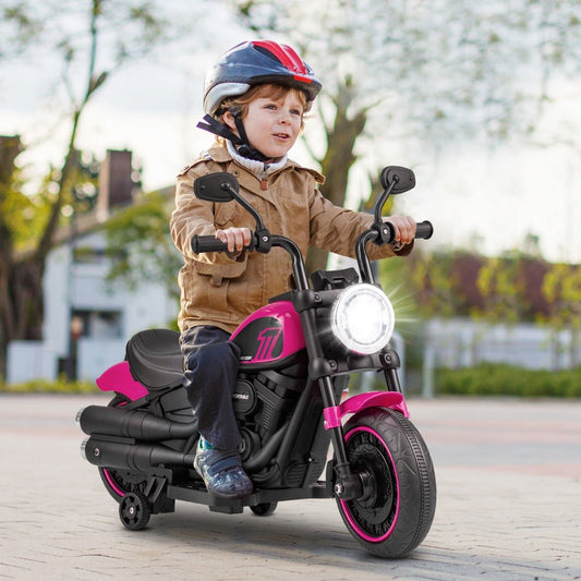 Pink Power Rider: Kids' Electric Motorcycle