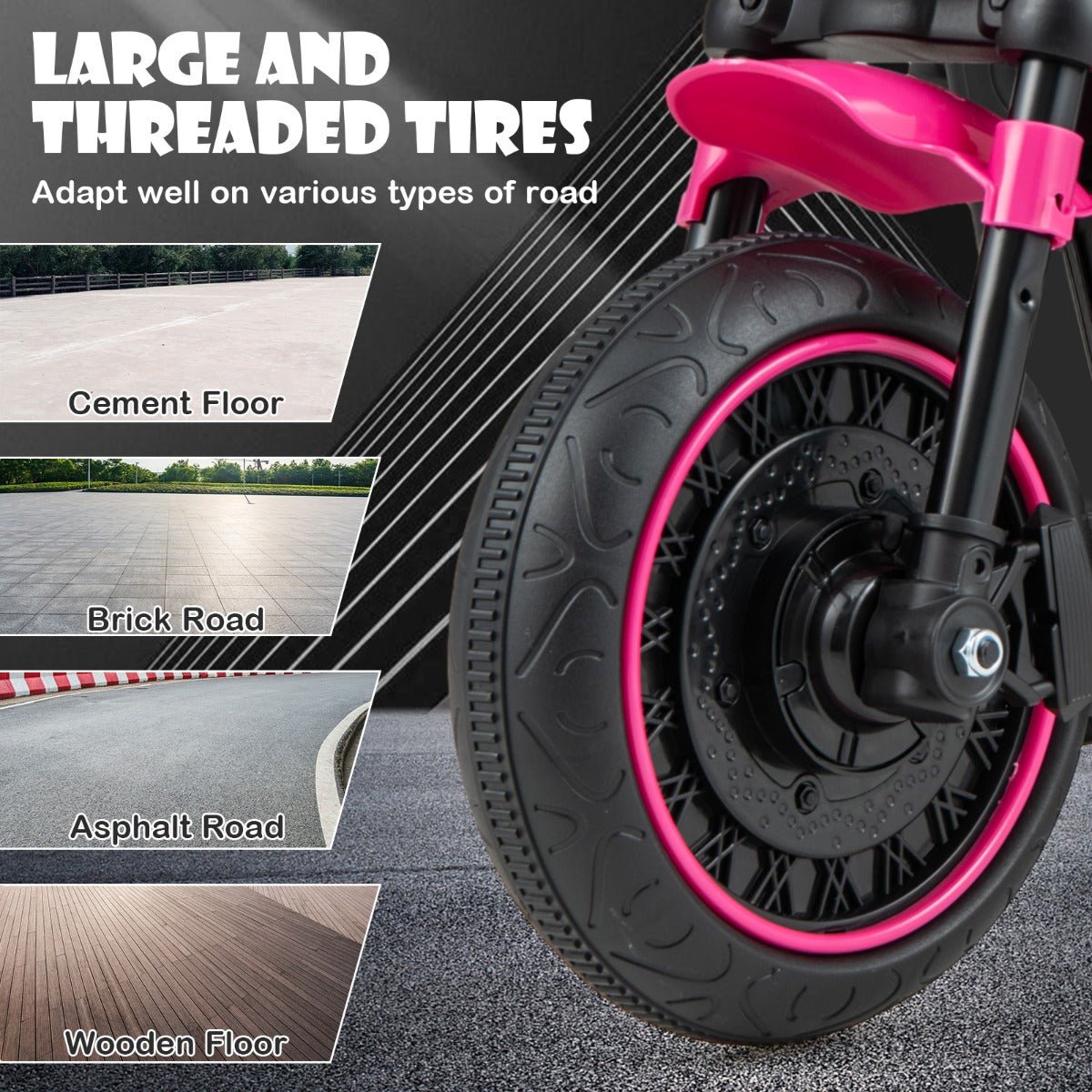 Dazzling Rider: Kids Pink Bike with Lights