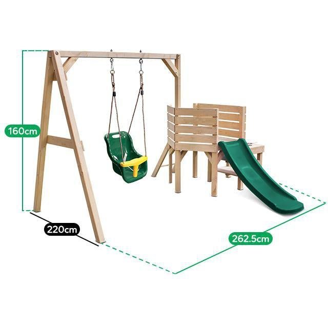 Kids Poppy Junior Play Centre Swing Set Measurments