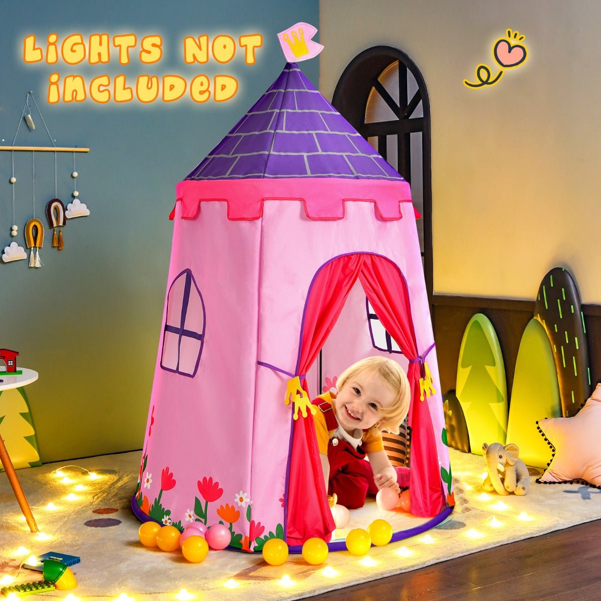 Magical Adventure: Kids Castle Playhouse in a Portable Carry Bag