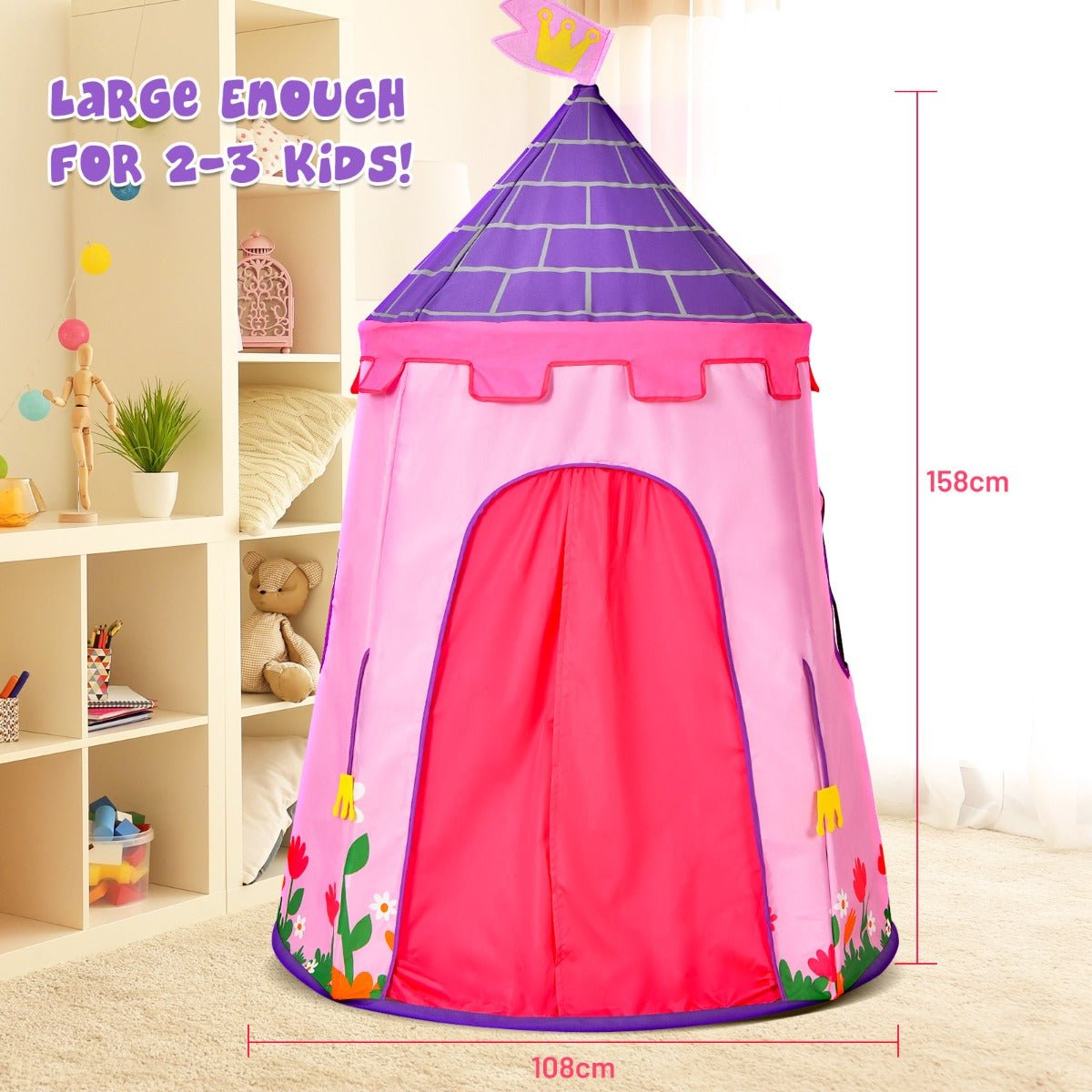 Portable Playhouse Castle for Kids: Carry the Magic Anywhere