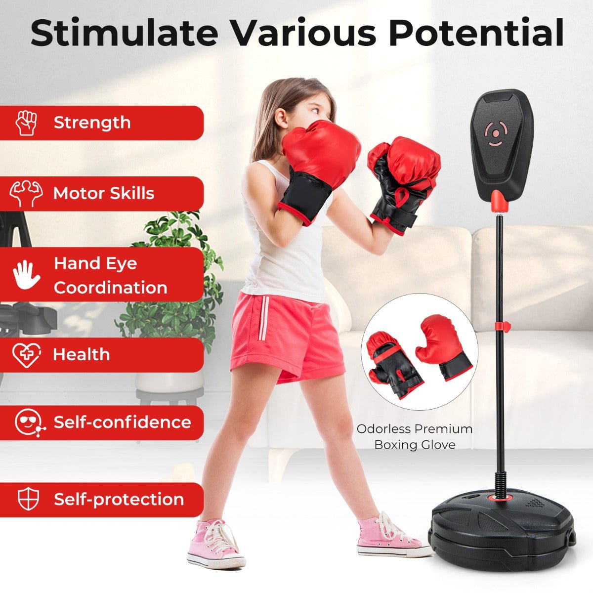 Kids Punching Bag Boxing Set - Fun in Every Punch!