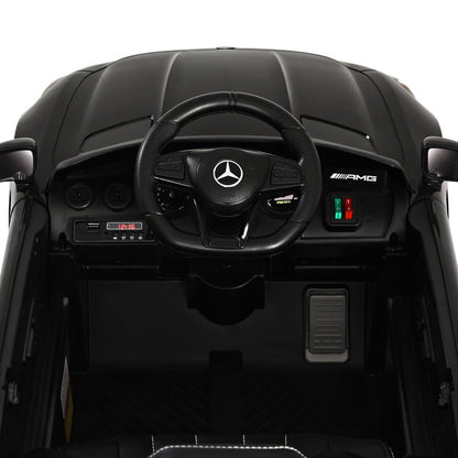 Mercedes Benz AMG GTR 12V Electric Ride-On Car for Kids Black - exciting luxury ride-on toy.