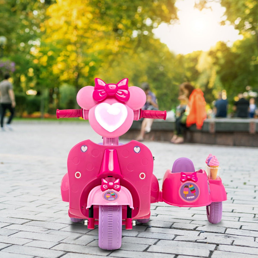 Mouse Ride On Minnie Mouse Happy Helpers Scooter With Sidecar Kid