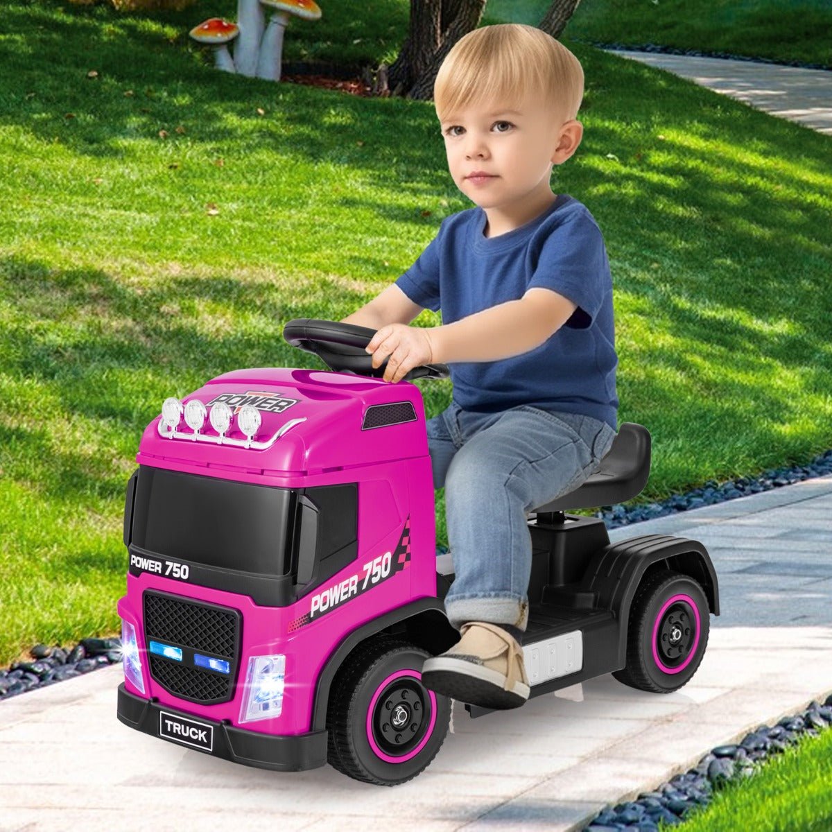 Pink Push Truck for Musical Adventures