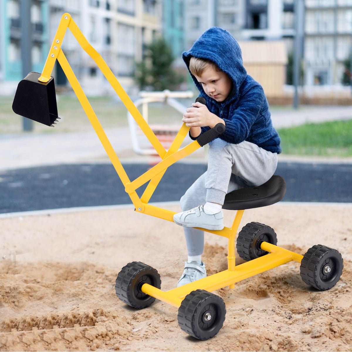 Enhance Beach Playtime with the Ride on Sand Digger