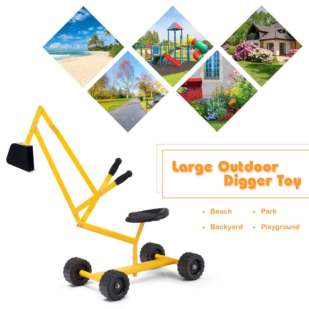 Get the Best Yellow Sand Digger for Kids - Order Now!
