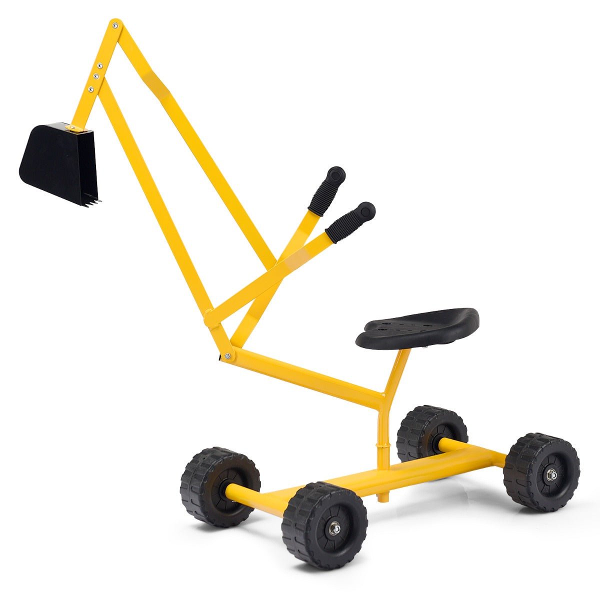 Shop the Yellow Kids Ride on Sand Digger at Kids Mega Mart