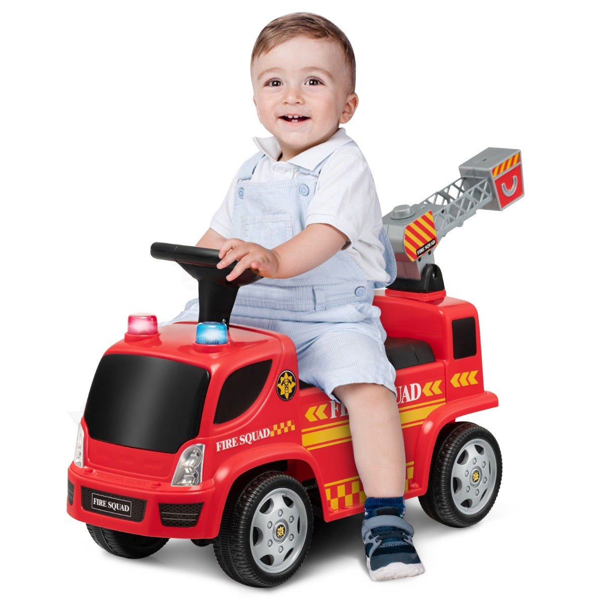 Fire truck ride on toy on sale