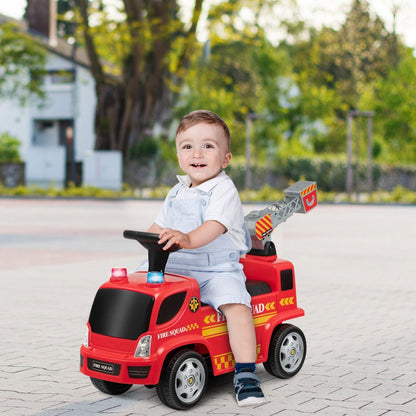 Shop the Red Ride-On Truck with Bubbles and Lights at Kids Mega Mart