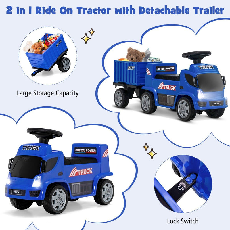 Explore the Outdoors with a Kids Ride On Truck in Blue