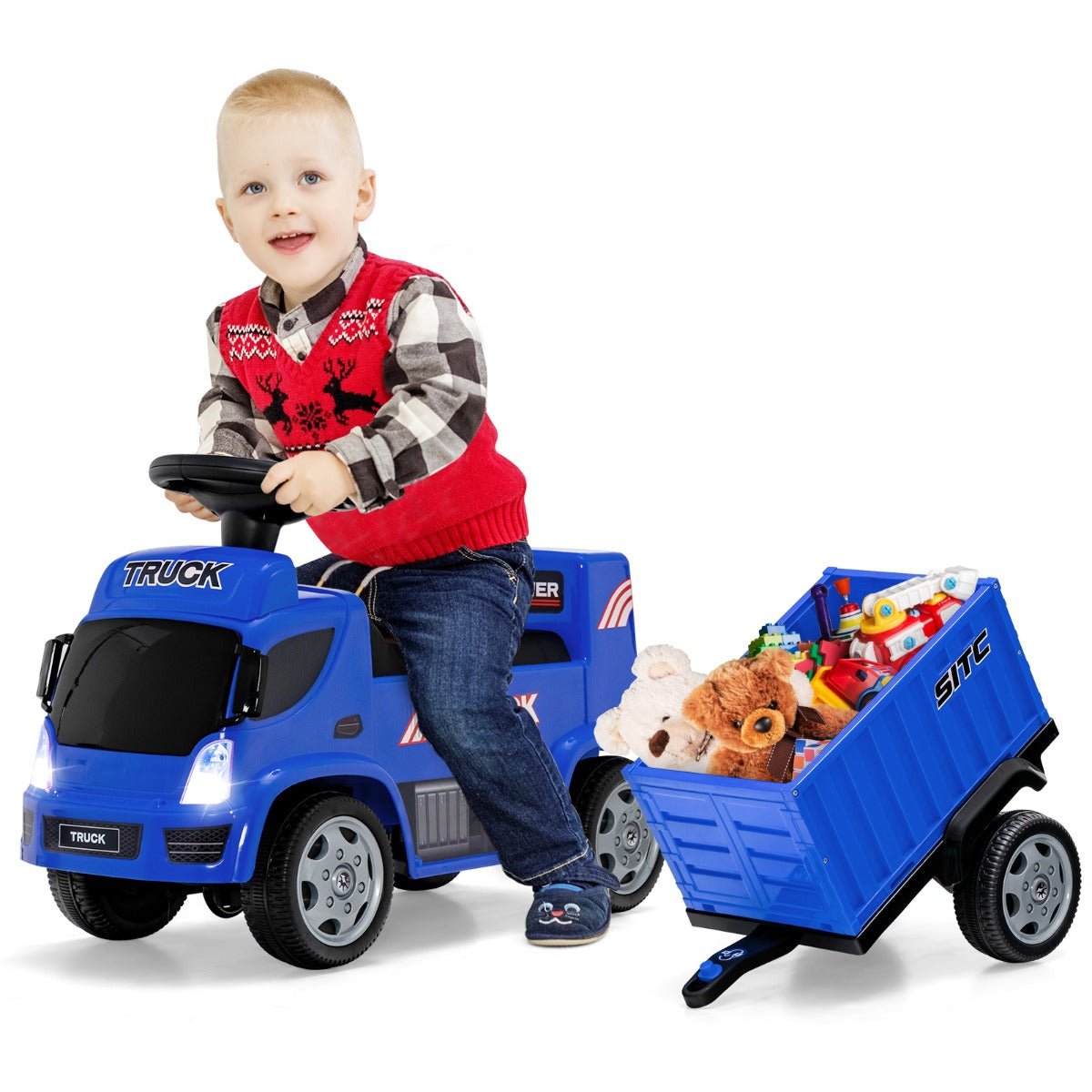 Buy a Fun and Functional Blue Ride On Truck in Australia
