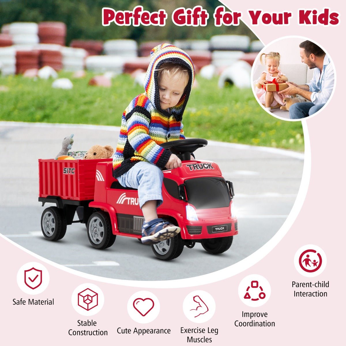 Get Your Kids Rolling with a Red Ride On Truck