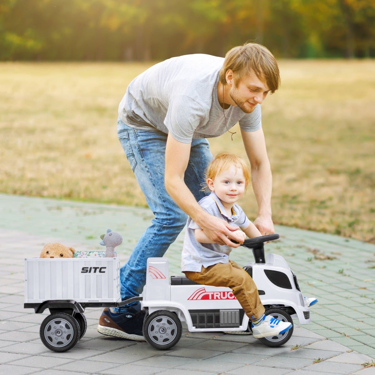 Discover Adventure with a Kids Ride On Truck in White