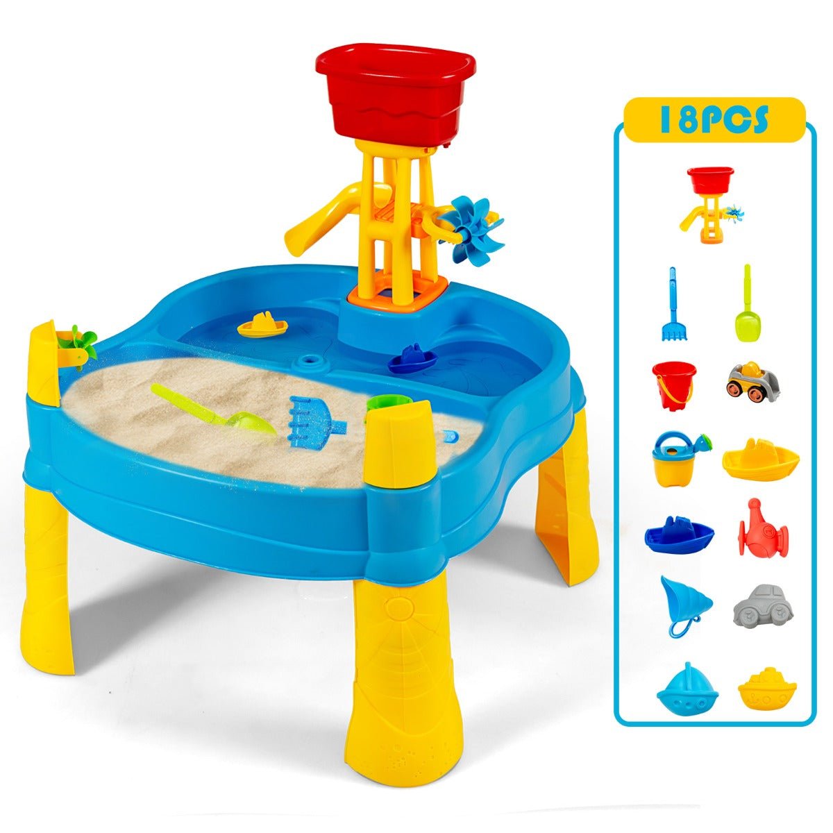 Kids Sand and Water Table | 2-in-1 Outdoor Play Fun for Toddlers