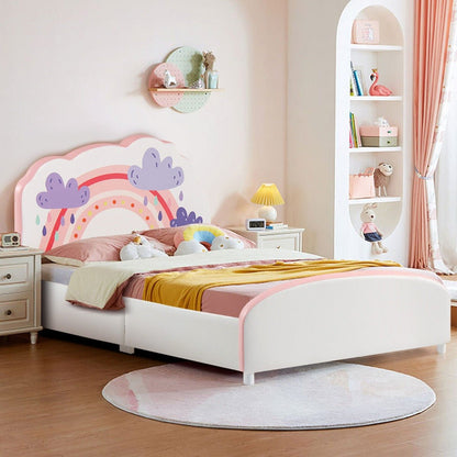 Single Bed with Cloud Headboard