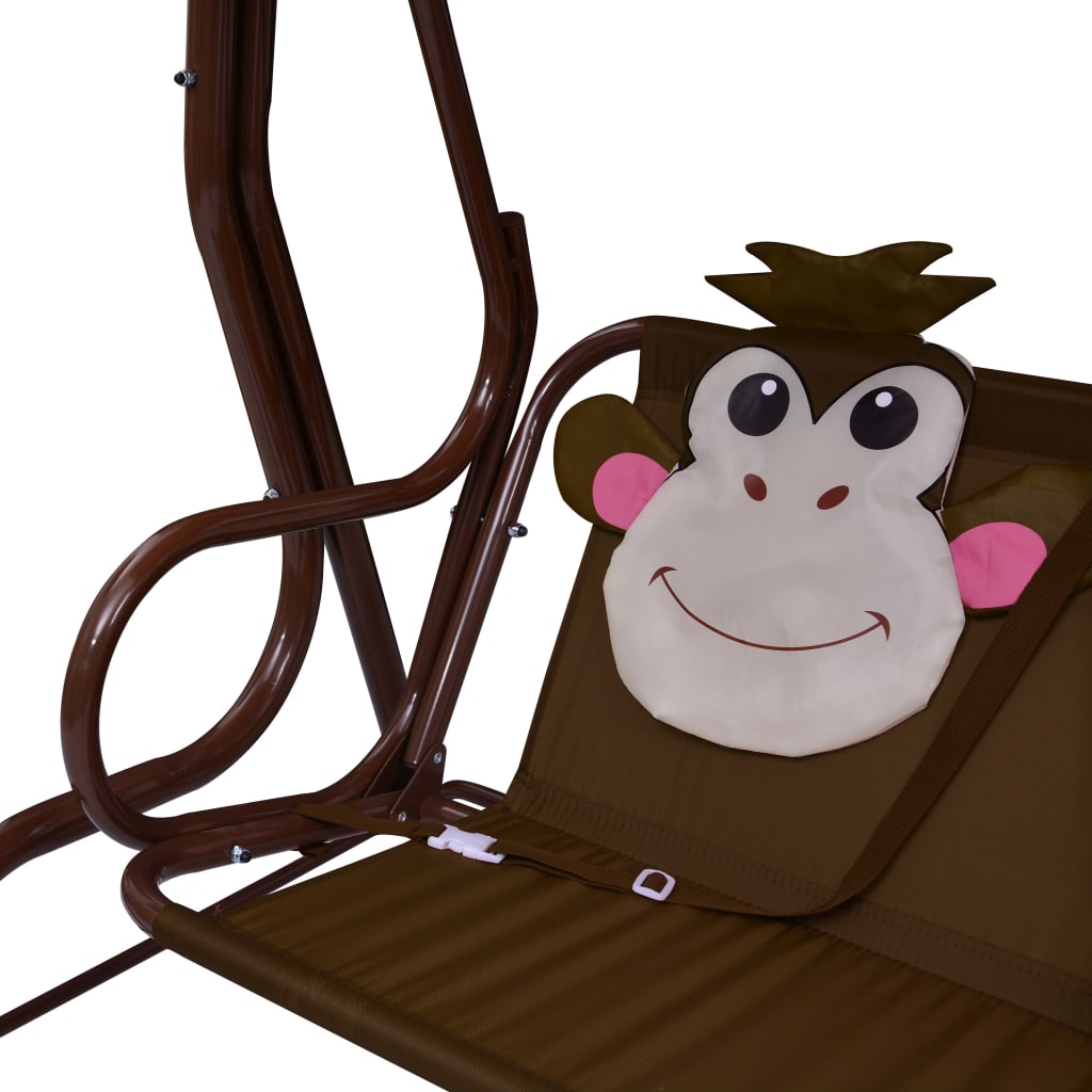 Shop Kids Monkey Swing Bench with Canopy Australia