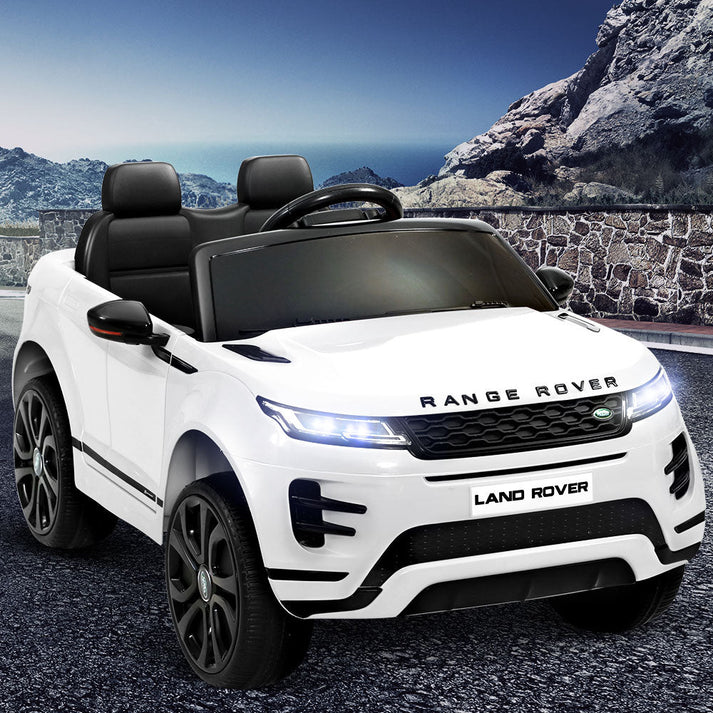 Kids 12V Land Rover Ride on Toy White - Drive in Style Shop Now! – Kids ...