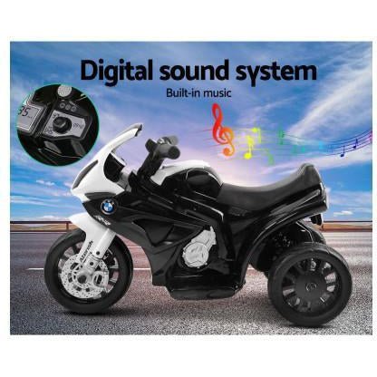 Outdoor Toy with music Kids Toy Ride On Motorbike BMW Licensed S1000RR Black Australia