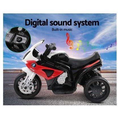 Outdoor Toy with music Kids Toy Ride On Motorbike BMW Licensed S1000RR Red Australia