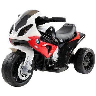 Red BMW S1000RR Kids Ride On Motorbike - Licensed, realistic design for exciting indoor play