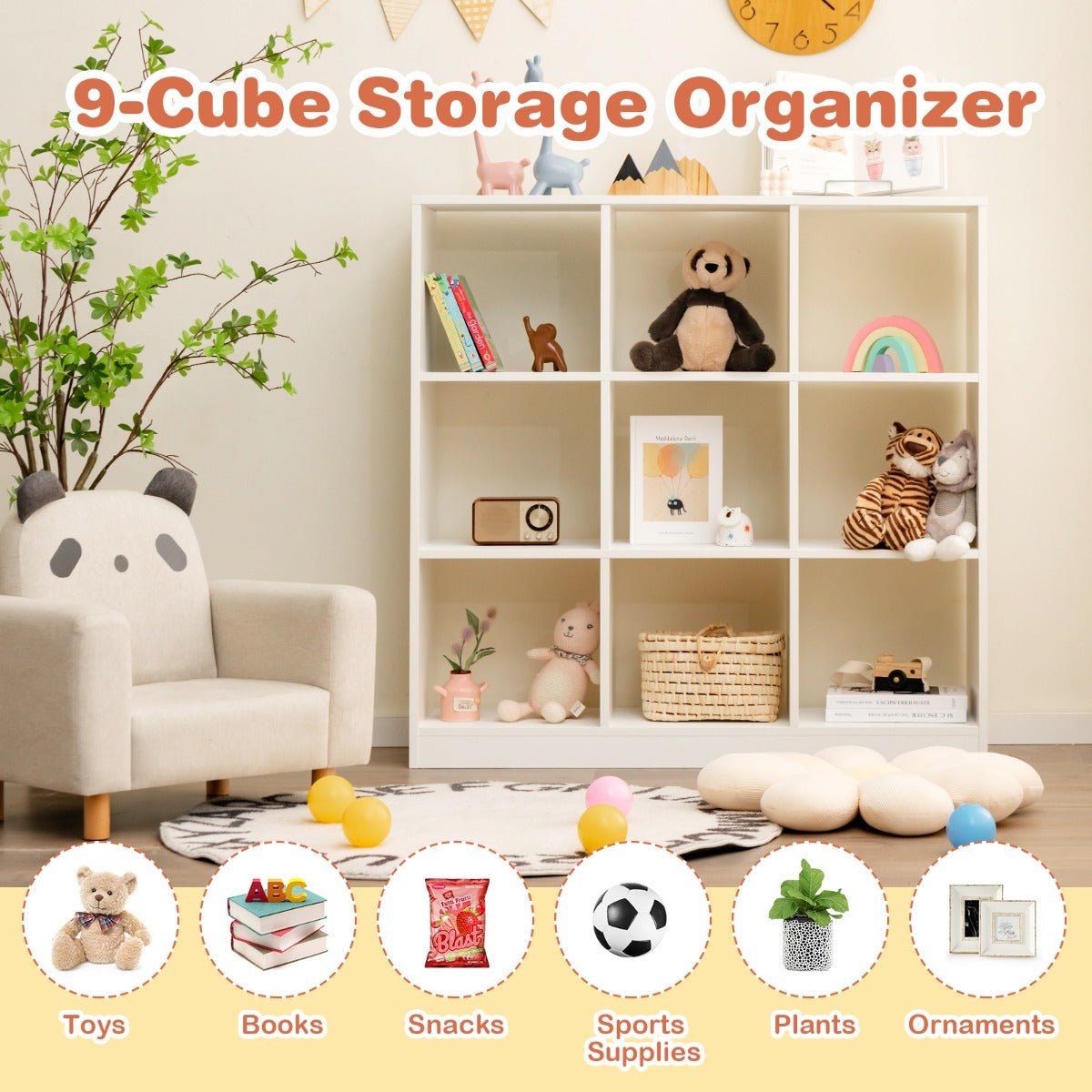 Keep Toys Neat - Kids Toy Organizer with Anti-toppling Assurance
