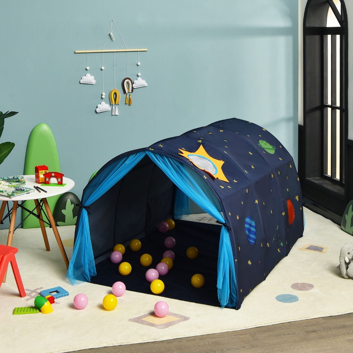 Sleep Under the Stars: Twin Kids Tent Playhouse with Carry Bag