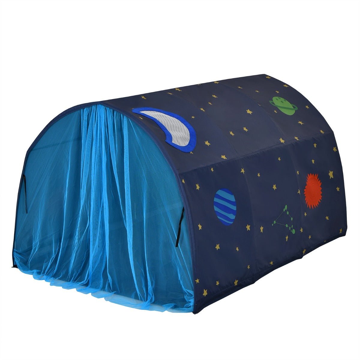 Snug Sleepover Haven: Twin Kids Tent Playhouse with Carry Bag