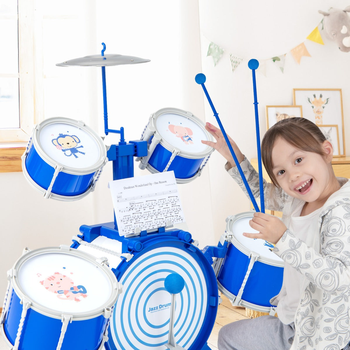 UPKOCH Mini Drum Set for Toddlers Jazz Drum Kit with UPKOCH Mini Drum Set for Toddlers Jazz Drum Kit with