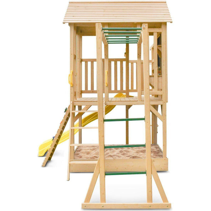 Kingston Cubby House with Yellow Slide: Perfect Outdoor Play - Buy