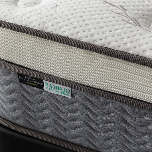 Medium Firm Euro Top King Single Mattress - Side Angle