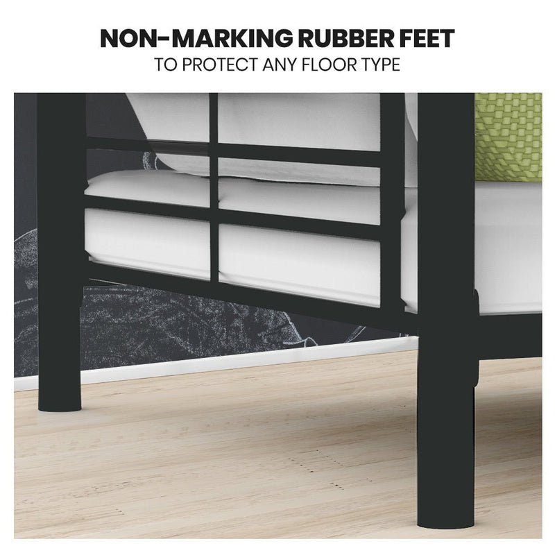 Rubber feet for metal deals bed frame