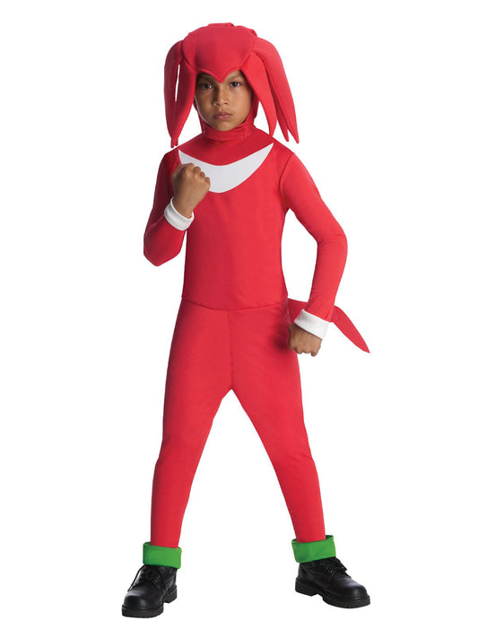 Sonic the Hedgehog Knuckles costume for kids, official merchandise for fun play at home