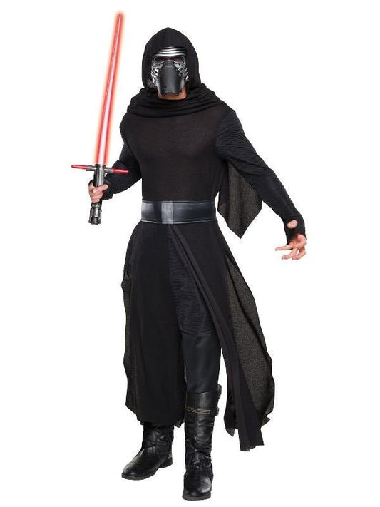 Kylo Ren Adult Deluxe Costume from Star Wars | Officially Licensed for Kids Dress-Up Fun