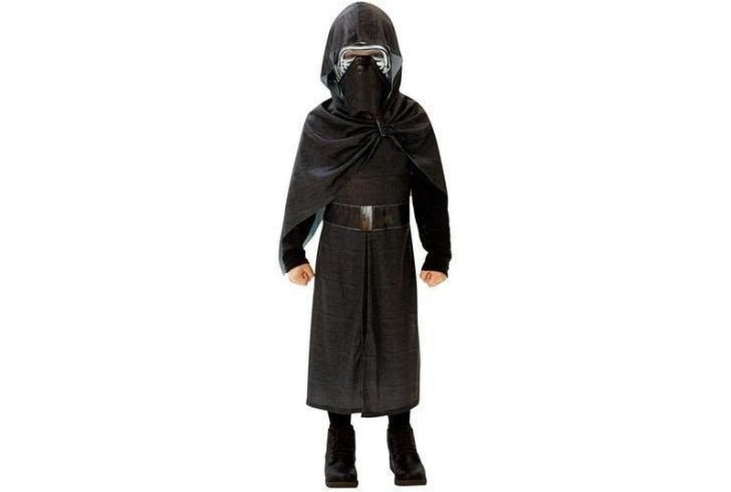 Kylo Ren child costume with mask for exciting Star Wars playtime at home.