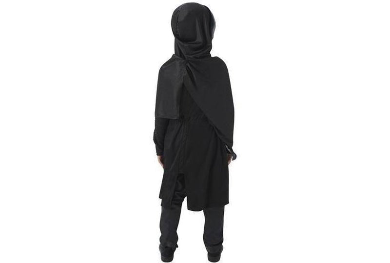 Kylo Ren deluxe child costume with mask, ideal for star wars themed home play.