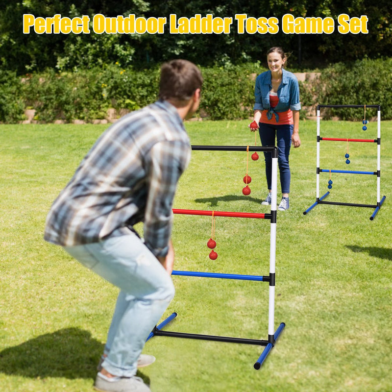Ladder Toss Game Set - 6 PE Bolas for Outdoor Relaxation